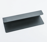 NoirSpace Wall Storage Shelf – Matte Black Aluminium Organiser with Hooks | Modern Bathroom & Kitchen Rack