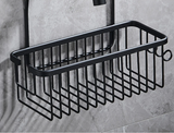 AeroVault Adhesive Shower Shelf – Rustproof Aluminium Bathroom Caddy | Drill-Free Wall Storage Basket