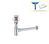 PureSeal Brass Basin Waste Kit – Luxury Pop-Up Drain & Anti-Odour Trap | Premium Bathroom Sink Drain Set
