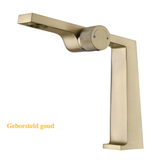 Veloura Éclat Rose Bathroom Mixer Tap – Brushed Rose Gold Basin Faucet | Elegant Single-Lever Vanity Design
