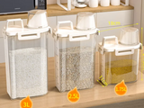 PureKeep Pantry Storage Container – Airtight Rice & Grain Dispenser | Moisture-Proof Kitchen Organisation Box