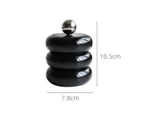 Veloura Ceramic Canister – Luxury Lidded Storage Jar | Decorative Candy, Spice & Candle Container