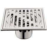 InvisiFlow Tile-In Shower Drain – Brushed 304 Stainless Steel Concealed Floor Waste | Anti-Odour Square Drain Cover