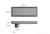 FlowCore Square Shower Drain – Brushed 304 Stainless Steel Floor Waste | Anti-Odour Bathroom Drain Cover