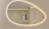ÉlanGlow LED Vanity Mirror – Irregular Backlit Smart Mirror | Touch-Control Modern Design