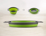 CollapsoChef Silicone Colander – Foldable Kitchen Strainer Basket | Space-Saving Food Prep Essential