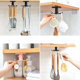 TwistNest Rotating Hook Rack – 360° Adhesive Kitchen & Bathroom Organiser | No-Drill Hanging Storage