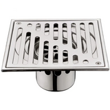InvisiFlow Tile-In Shower Drain – Brushed 304 Stainless Steel Concealed Floor Waste | Anti-Odour Square Drain Cover