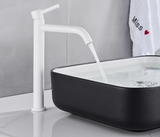 Noiré Luxe Basin Mixer Tap – Contemporary Black & Gold Bathroom Faucet | Premium Single Lever Sink Mixer