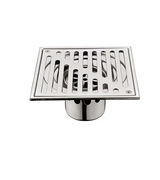 InvisiFlow Tile-In Shower Drain – Brushed 304 Stainless Steel Concealed Floor Waste | Anti-Odour Square Drain Cover