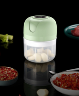 TurboPrep Mini Chopper – USB Rechargeable Electric Food Processor | Cordless Garlic & Vegetable Mincer