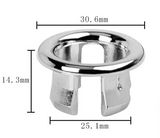 LuxeTrim Brass Overflow Cover – Universal Bathroom Sink Overflow Ring | Decorative Basin Drain Accent