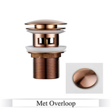 LuxDrain Pop-Up Drain Stopper – Luxury Bathroom Sink Drain in Matte Black, Gold & Modern Finishes