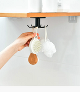 TwistNest Rotating Hook Rack – 360° Adhesive Kitchen & Bathroom Organiser | No-Drill Hanging Storage