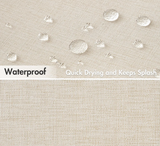 Velouré Scalloped Shower Curtain – Waterproof Luxury Bathroom Curtain | Elegant Wave Edge Design