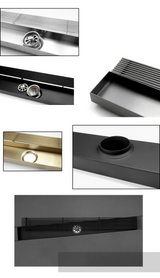 EliteLine Concealed Linear Drain – Brushed SUS304 Stainless Steel Tile-In Shower Channel | Anti-Odour Floor Waste System