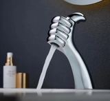 AquaFalls Solo BrassCascade – Solid Brass Waterfall Bathroom Faucet