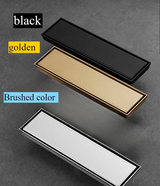 FlowCore Square Shower Drain – Brushed 304 Stainless Steel Floor Waste | Anti-Odour Bathroom Drain Cover