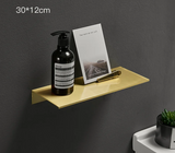 Vellora Aluminium Shower Shelf – Modern Wall-Mounted Bathroom Organiser | Luxury Shower Storage Rack