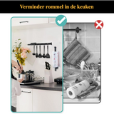 Velora Hold Adhesive Roll Organiser – No-Drill Paper Towel & Toilet Roll Holder for Kitchen & Bathroom