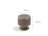 Château Verne Brass Cabinet Handles – Vintage European Furniture Pulls | Luxury Bronze Hardware