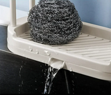 AquaNest Sink Organiser – Removable Sponge & Cloth Drying Holder | Ventilated Kitchen & Bathroom Storage