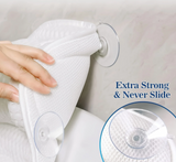 CloudEase Spa Bath Pillow – 3D Air Mesh Neck & Back Support | Quick-Dry Luxury Bath Cushion