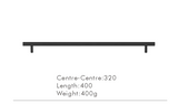 Aurevon Extended Brass T-Bar Handle – Luxury Long Cabinet Pull | Modern Furniture & Appliance Hardware
