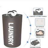 AquaVault XL Laundry Basket – Waterproof Foldable Hamper | Large-Capacity Home Storage Solution