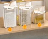 PureKeep Pantry Storage Container – Airtight Rice & Grain Dispenser | Moisture-Proof Kitchen Organisation Box