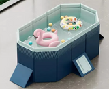 AquaFold Non-Inflatable Frame Pool – Foldable Above-Ground Swimming Pool | Thickened Portable Design | For Adults & Kids
