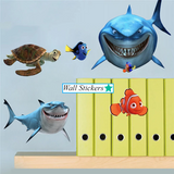 OceanJoy Kids Wall Decals – 3D Marine Animal Stickers for Bathrooms & Bedrooms | Removable Underwater Décor
