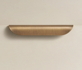 Bellmont Shell Brass Cabinet Handle – Antique Farmhouse Drawer Pull | Vintage Furniture Hardware
