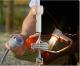 GlowShower ProBeam 2025 – Portable Rechargeable Camping Shower | LED Outdoor Shower System