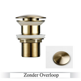 LuxDrain Pop-Up Drain Stopper – Luxury Bathroom Sink Drain in Matte Black, Gold & Modern Finishes