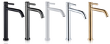 Noiré Luxe Basin Mixer Tap – Contemporary Black & Gold Bathroom Faucet | Premium Single Lever Sink Mixer