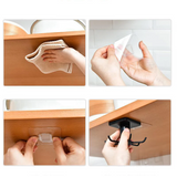 TwistNest Rotating Hook Rack – 360° Adhesive Kitchen & Bathroom Organiser | No-Drill Hanging Storage