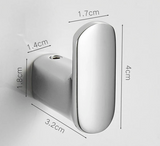 SilverLatch Adhesive Hooks – Polished Brass Wall Hangers | Heavy-Duty No-Drill Storage Hooks