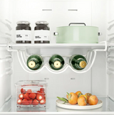 Orivelle ChillRack Bottle Holder – Hanging Fridge & Wine Rack Organiser | Space-Saving Metal Beverage Storage & Display