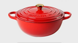 Hearthstone Enameled Cast Iron Dutch Oven – 5-Quart Induction Cooking Pot | Premium Multi-Use Casserole Dish
