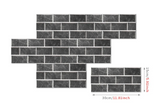 Arqevia RetroBrick Peel & Stick Wall Tiles – 6-Piece Vintage Brick Effect Splashback Panels | Waterproof Self-Adhesive Industrial Wall Décor (300 × 150 mm)