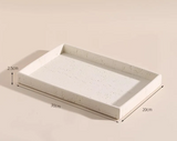 KaoriStone Wabi-Sabi Bathroom Accessories Set – Natural Stone Spa Collection | Minimalist Luxury Vanity Décor