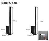 MetroRoll Adhesive Tissue Holder – Stainless Steel Toilet Paper Rack | Extended No-Drill Bathroom Organiser
