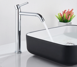 Noiré Luxe Basin Mixer Tap – Contemporary Black & Gold Bathroom Faucet | Premium Single Lever Sink Mixer