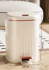 Lumière Soft-Close Pedal Bin – Modern Bathroom & Kitchen Waste Bin | Odour-Sealing Design