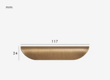 Bellmont Shell Brass Cabinet Handle – Antique Farmhouse Drawer Pull | Vintage Furniture Hardware