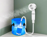 CampFlow Rechargeable Camping Shower – 4000mAh Cordless Electric Pump | Portable Outdoor Shower | Travel & Cleaning Equipment