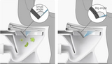 Virello SensiSpa Smart Bidet Seat – Automatic Heated Toilet Seat with Warm Wash, Dryer & Touch-Free Lid | Luxury Square Bathroom Upgrade