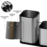 EdgeVault Stainless Steel Knife Holder – Universal Kitchen Knife Block | Hygienic Blade Storage Stand