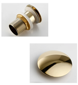LuxDrain Pop-Up Drain Stopper – Luxury Bathroom Sink Drain in Matte Black, Gold & Modern Finishes